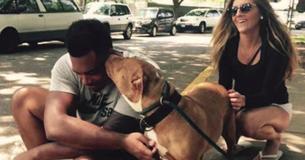 Football Player Marches Into Shelter And Requests Their 'Least Adoptable Dog’ Football Player Marches Into Shelter And Requests Their 'Least Adoptable Dog’