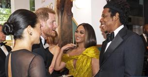 Beyoncé Greets Meghan Markle At ‘The Lion King' Premiere Event In London Beyoncé Greets Meghan Markle At ‘The Lion King' Premiere Event In London