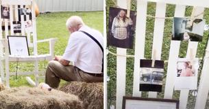 Heartbroken Man Eats Alone Next To Late Wife's Memorial During Granddaughter's Wedding Heartbroken Man Eats Alone Next To Late Wife's Memorial During Granddaughter's Wedding