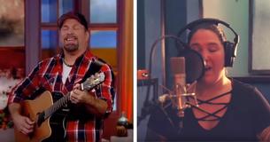 Proud Father Garth Brooks Promotes Youngest Daughter Allie Colleen's New Song, Proud Father Garth Brooks Promotes Youngest Daughter Allie Colleen's New Song,