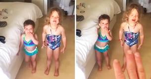 Father Comes Up With Genius Way To Stop His Two Daughters In The Midst Of Tantrums Father Comes Up With Genius Way To Stop His Two Daughters In The Midst Of Tantrums