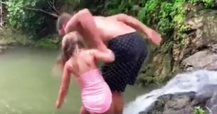 Tom Brady Faces Backlash For Jumping Off Cliff With His Young Daughter In Viral Video Tom Brady Faces Backlash For Jumping Off Cliff With His Young Daughter In Viral Video