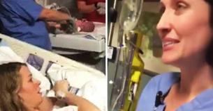 Dio a luz tras un agotador trabajo de parto de 40 horas, pero la médico le dio una sorpresa Dio a luz tras un agotador trabajo de parto de 40 horas, pero la médico le dio una sorpresa