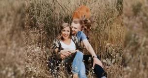 A Couple Gets A Magical Woodland Visitor On Their Engagement Shoot A Couple Gets A Magical Woodland Visitor On Their Engagement Shoot