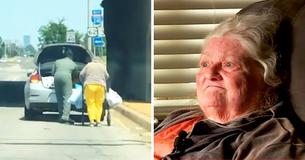Elderly Woman Brings Groceries Home In Harsh Heat When Airman Stops Her Not Knowing He’s Being Filmed Elderly Woman Brings Groceries Home In Harsh Heat When Airman Stops Her Not Knowing He’s Being Filmed