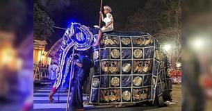 Famished-Looking 70-Year-Old Elephant's Bony Body Is Hidden By Festival Costume Famished-Looking 70-Year-Old Elephant's Bony Body Is Hidden By Festival Costume