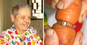 Woman Misplaces Engagement Ring In Yard And Finds It 13 Years Later On A Carrot Woman Misplaces Engagement Ring In Yard And Finds It 13 Years Later On A Carrot