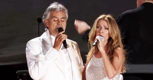 Céline Dion and Andrea Bocelli Sing 'The Prayer,' In Central Park Céline Dion and Andrea Bocelli Sing 'The Prayer,' In Central Park