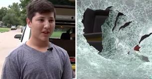 12-Year-Old Boy Smashes Car's Window To Save Child Locked Inside 12-Year-Old Boy Smashes Car's Window To Save Child Locked Inside