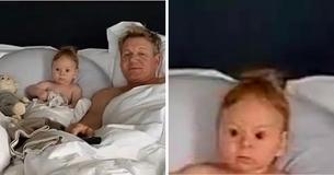 Il figlio di Gordon Ramsay ha già l'espressione arrabbiata di suo padre Il figlio di Gordon Ramsay ha già l'espressione arrabbiata di suo padre