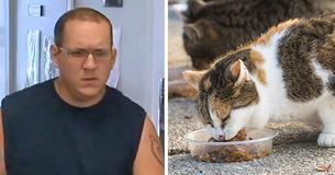 Man Arrested For Putting Fishing Hooks In Cat Food He Used To Bait Homeless Animals Man Arrested For Putting Fishing Hooks In Cat Food He Used To Bait Homeless Animals