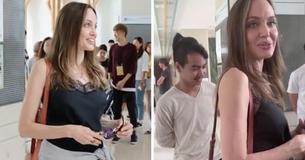 Angelina Jolie, 44, Tries Not To Cry As She Drops Son Maddox Off At University Angelina Jolie, 44, Tries Not To Cry As She Drops Son Maddox Off At University
