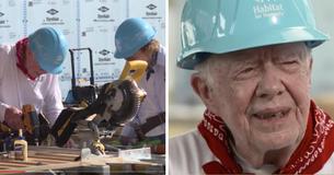 Jimmy Carter Has Already Returned To Building Homes For Those In Need After Breaking His Hip Jimmy Carter Has Already Returned To Building Homes For Those In Need After Breaking His Hip