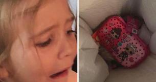 Mãe ensina uma lição à filha após ela jogar presente indesejado no lixo Mãe ensina uma lição à filha após ela jogar presente indesejado no lixo