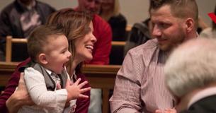 1-Year-Old Yells 'Dad' After Adoption Process Is Finalized At Courthouse 1-Year-Old Yells 'Dad' After Adoption Process Is Finalized At Courthouse