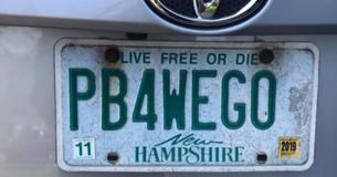 State Tries To Confiscate ‘PB4WEGO’ License Plate From New Hampshire Family Car State Tries To Confiscate ‘PB4WEGO’ License Plate From New Hampshire Family Car
