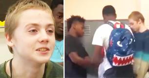 Freshman Bullied For Wearing The Same Outfit Every Day Until 2 Football Players Pull Him From Class Freshman Bullied For Wearing The Same Outfit Every Day Until 2 Football Players Pull Him From Class