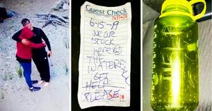 Message In A Bottle Leads Rescuers To Stranded Hikers Trapped On Top Of A Waterfall Message In A Bottle Leads Rescuers To Stranded Hikers Trapped On Top Of A Waterfall