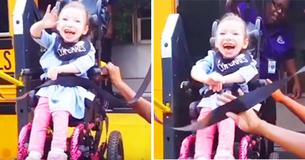 Six-Year-Old With Cerebral Palsy Is Nonverbal But Her Happiness Over First Day Of School Doesn't Require Words Six-Year-Old With Cerebral Palsy Is Nonverbal But Her Happiness Over First Day Of School Doesn't Require Words