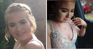 Garota de 16 anos de idade, chora no baile de formatura depois de uma valentona derramar uma jarra de suco sobre ela Garota de 16 anos de idade, chora no baile de formatura depois de uma valentona derramar uma jarra de suco sobre ela