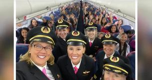 Delta Airline Has All-Female Crew Bring 120 Girls To Visit NASA To Encourage More Women To Get Into Aviation Delta Airline Has All-Female Crew Bring 120 Girls To Visit NASA To Encourage More Women To Get Into Aviation