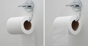 Inventor Of Patent Shows The Proper Method To Hang Toilet Paper Is 'Over' Rather Than 'Under' Inventor Of Patent Shows The Proper Method To Hang Toilet Paper Is 'Over' Rather Than 'Under'