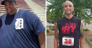 Man Runs City Marathon After Losing Nearly 500 Pounds Man Runs City Marathon After Losing Nearly 500 Pounds