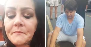 Mãe flagra homem espiando filha em provador de loja e lhe ensina uma lição ao vivo Mãe flagra homem espiando filha em provador de loja e lhe ensina uma lição ao vivo