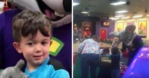 Ninguém apareceu na festinha de aniversário desse garotinho, então funcionária liga para a mãe pede para eles voltarem Ninguém apareceu na festinha de aniversário desse garotinho, então funcionária liga para a mãe pede para eles voltarem