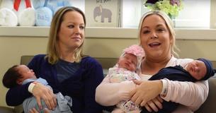 Twins Marvel After Having Their Babies, Including Set Of Twins, On Same Day Twins Marvel After Having Their Babies, Including Set Of Twins, On Same Day
