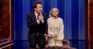 Kristen Bell and Jimmy Fallon Join Forces For Epic 'History of Disney Songs' Medley Kristen Bell and Jimmy Fallon Join Forces For Epic 'History of Disney Songs' Medley