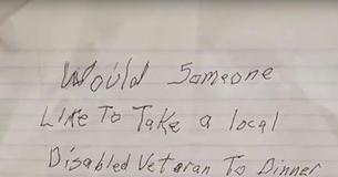 Lonely Disabled Veteran Leaves Heartbreaking Note Asking For Company On Veterans Day Lonely Disabled Veteran Leaves Heartbreaking Note Asking For Company On Veterans Day
