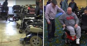 Pawn Shop Owner Finds Motorized Wheelchairs In Back Of Store And Gifts 580 To People With Disabilities Pawn Shop Owner Finds Motorized Wheelchairs In Back Of Store And Gifts 580 To People With Disabilities