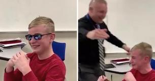 Inspiring Video Captures A Color Blind Student Seeing In Color For The First Time Thanks To Special Glasses Inspiring Video Captures A Color Blind Student Seeing In Color For The First Time Thanks To Special Glasses
