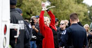 Jane Fonda’s Granddaughter Arrested For Civil Disobedience At Climate March In Washington DC Jane Fonda’s Granddaughter Arrested For Civil Disobedience At Climate March In Washington DC