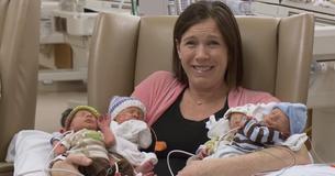 Mamá californiana da a luz a cuatrillizos contra todo pronóstico Mamá californiana da a luz a cuatrillizos contra todo pronóstico