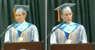 Un estudiante de secundaria admitió que no tiene hogar en su discurso de graduación Un estudiante de secundaria admitió que no tiene hogar en su discurso de graduación