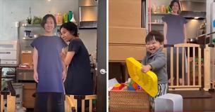 Mother Leaves Cardboard Cut-Out Of Herself In Toddler's Room Because He Cries Whenever She Leaves Mother Leaves Cardboard Cut-Out Of Herself In Toddler's Room Because He Cries Whenever She Leaves