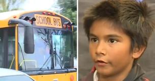 Aluno do 5ª ano liga para o 911 por causa do motorista de ônibus escolar e acaba mantendo 30 crianças em segurança Aluno do 5ª ano liga para o 911 por causa do motorista de ônibus escolar e acaba mantendo 30 crianças em segurança