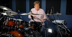 Grandmother Drummer Shows Her Skills By Playing A Cover Of A Disturbed Hit Grandmother Drummer Shows Her Skills By Playing A Cover Of A Disturbed Hit