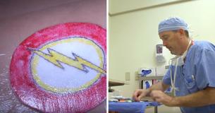 Doctor Draws Little Cartoons On Dressings So Kids Aren't Scared By Surgery Scars Doctor Draws Little Cartoons On Dressings So Kids Aren't Scared By Surgery Scars