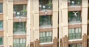 Un niño de 3 años se cae de una sexta planta, y no sufre rasguño alguno Un niño de 3 años se cae de una sexta planta, y no sufre rasguño alguno