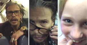 Steven Tyler Sings For Little Girl On Plane After He Overhears It's Her Birthday Steven Tyler Sings For Little Girl On Plane After He Overhears It's Her Birthday