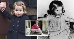 La princesse Charlotte ressemble étrangement à la princesse Diana au même âge La princesse Charlotte ressemble étrangement à la princesse Diana au même âge