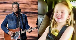 Una ragazzina deliziosa canta 'Boys 'Round Here' di Blake Shelton durante un viaggio in auto Una ragazzina deliziosa canta 'Boys 'Round Here' di Blake Shelton durante un viaggio in auto