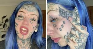 Modelo de 24 anos fica cega por 3 semanas depois de tatuar globo ocular Modelo de 24 anos fica cega por 3 semanas depois de tatuar globo ocular