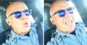 Cop Sings Lionel Richie Tune In Patrol Car And Gains A League Of Fans Cop Sings Lionel Richie Tune In Patrol Car And Gains A League Of Fans