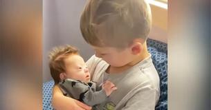 Big Brother Serenades Baby Brother With Down Syndrome, Singing Heartfelt Song Big Brother Serenades Baby Brother With Down Syndrome, Singing Heartfelt Song