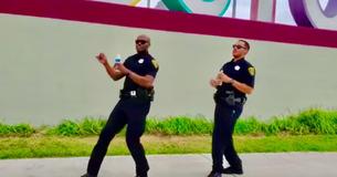Houston Police Officers Display Their Dance Skills For Git Up Challenge Houston Police Officers Display Their Dance Skills For Git Up Challenge