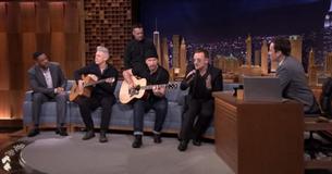 U2 Takes The Stage Of The Tonight Show To Perform 'Ordinary Love' Leaving Jimmy Fallon Speechless U2 Takes The Stage Of The Tonight Show To Perform 'Ordinary Love' Leaving Jimmy Fallon Speechless